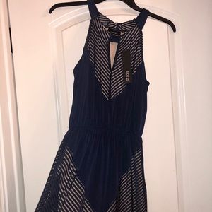 Navy maxi dress